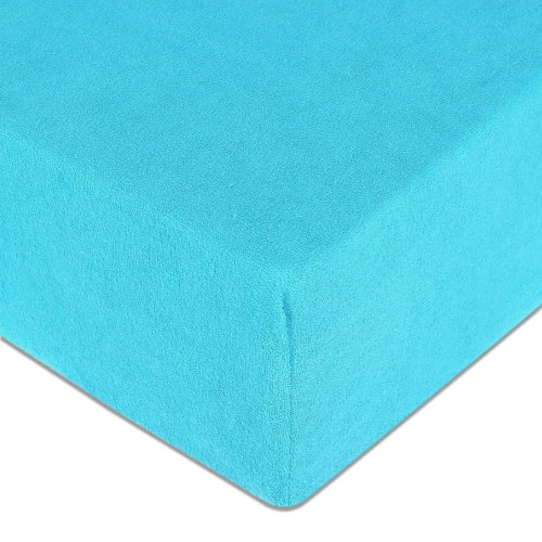 Prześcieradło Frotte 140 x 200 kol Turkus nr. 22